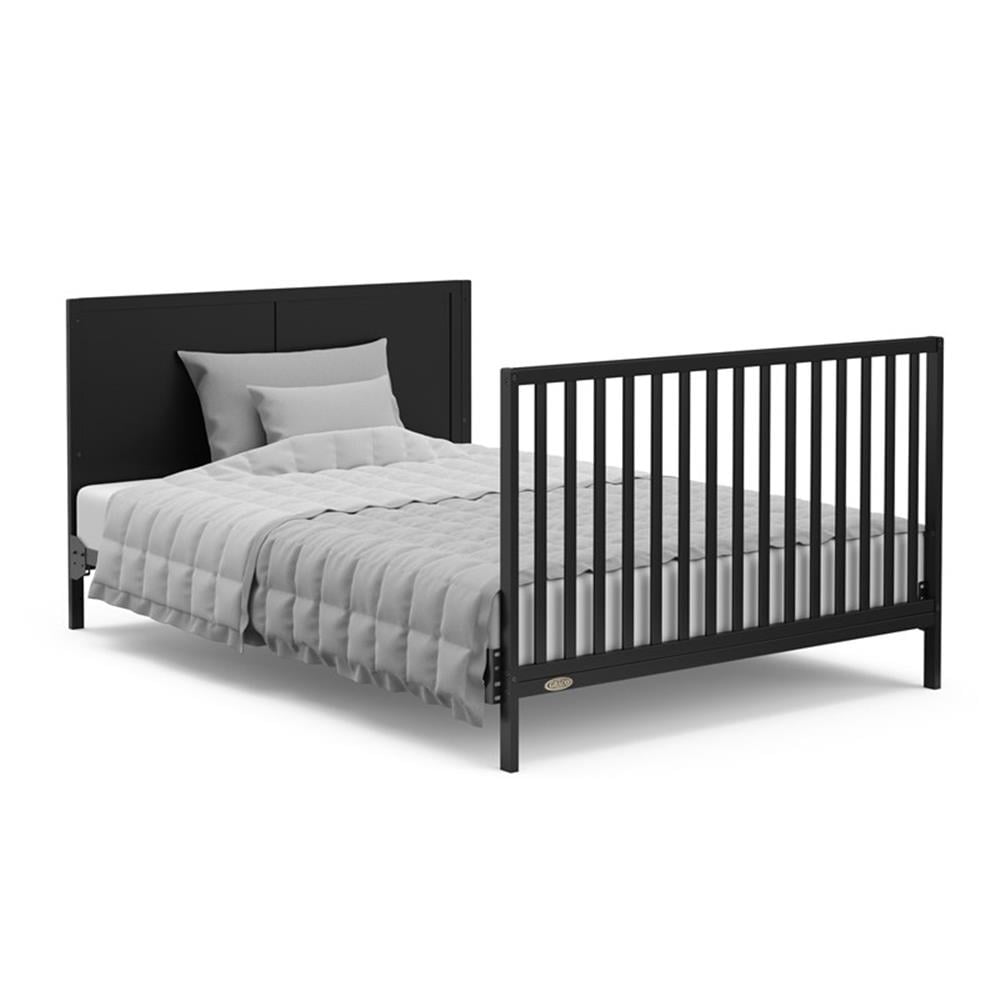 Graco Melrose 5-in-1 Convertible Baby Crib with Drawer, Black