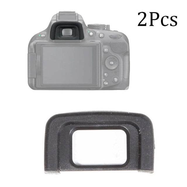Lefu 2 Pcs Protection pour Visière et Cache-il pour Nikon DSLR D300 D3100