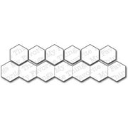"Die-Namics Die-Hexagons, 1"" To 7"""