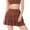 Coffee, variant on DuoJiaJ Yoga Shorts Skirt Loose Two Piece Exposure Skirt Quick Drying Running Fitness Tennis Skirt Pants Skirts For Women Blue L