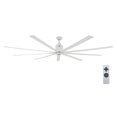 thumbnail image 2 of iLIVING HVLS Big Ceiling Fan with IR Remote, High Volume Low Speed Fan, Reversible (88-Inch / 11839 CFM), White, 2 of 4