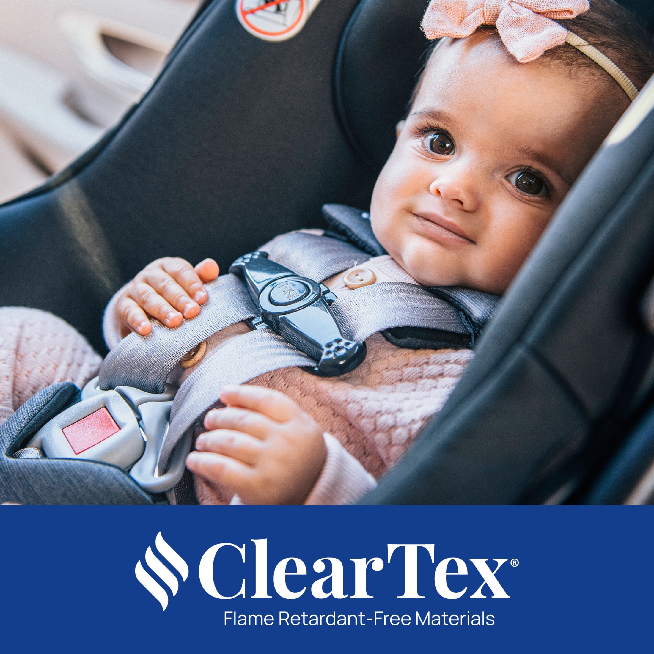 Chicco KeyFit® Max ClearTex® Extended-Use Infant Car Seat and Stay-in-Car Base - Legend (Black), New