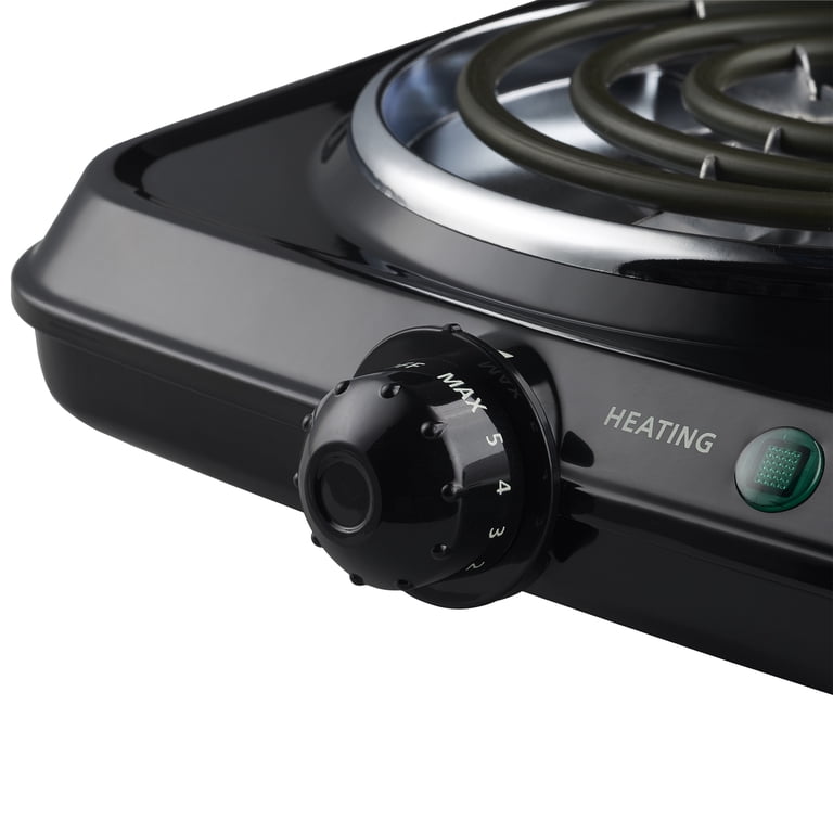 Mainstays Portable Double Burner Hot Plate, 1800W photo 5