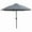 Gray, variant on Four Seasons Courtyard 9 Foot Crank Lift Auto Tilt Patio Umbrella, Gray
