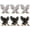 Black+white, variant on Lace Gloves - Women's Tea Party & Bridal Wedding Gloves