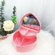 thumbnail image 3 of Cajas de JoyeríA en Forma de CorazóN, Almacenamiento de Joyas de PláStico Rosa, Cajas de JoyeríA en Forma de CorazóN Cajas de PapeleríA CajóN Caja de Maquillaje, 3 of 5