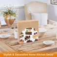 thumbnail image 6 of Yayeee Napkin Holder for Table Kitchen Paper Tissue Organization, White Cakes Pattern, 6 of 8