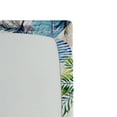 thumbnail image 3 of Ambesonne Tropical Themed Fitted Sheet, Retro Wave Hawaii, Twin Size, Fern Green Eggshell Rose, 3 of 5