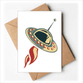 thumbnail image 1 of Universe Alien Monster UFO Greeting Cards You are Invited Invitations, 1 of 3