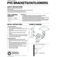 thumbnail image 5 of 2"W x 8"D x 8"H Standard Sheridan Architectural Grade PVC Bracket, 5 of 5