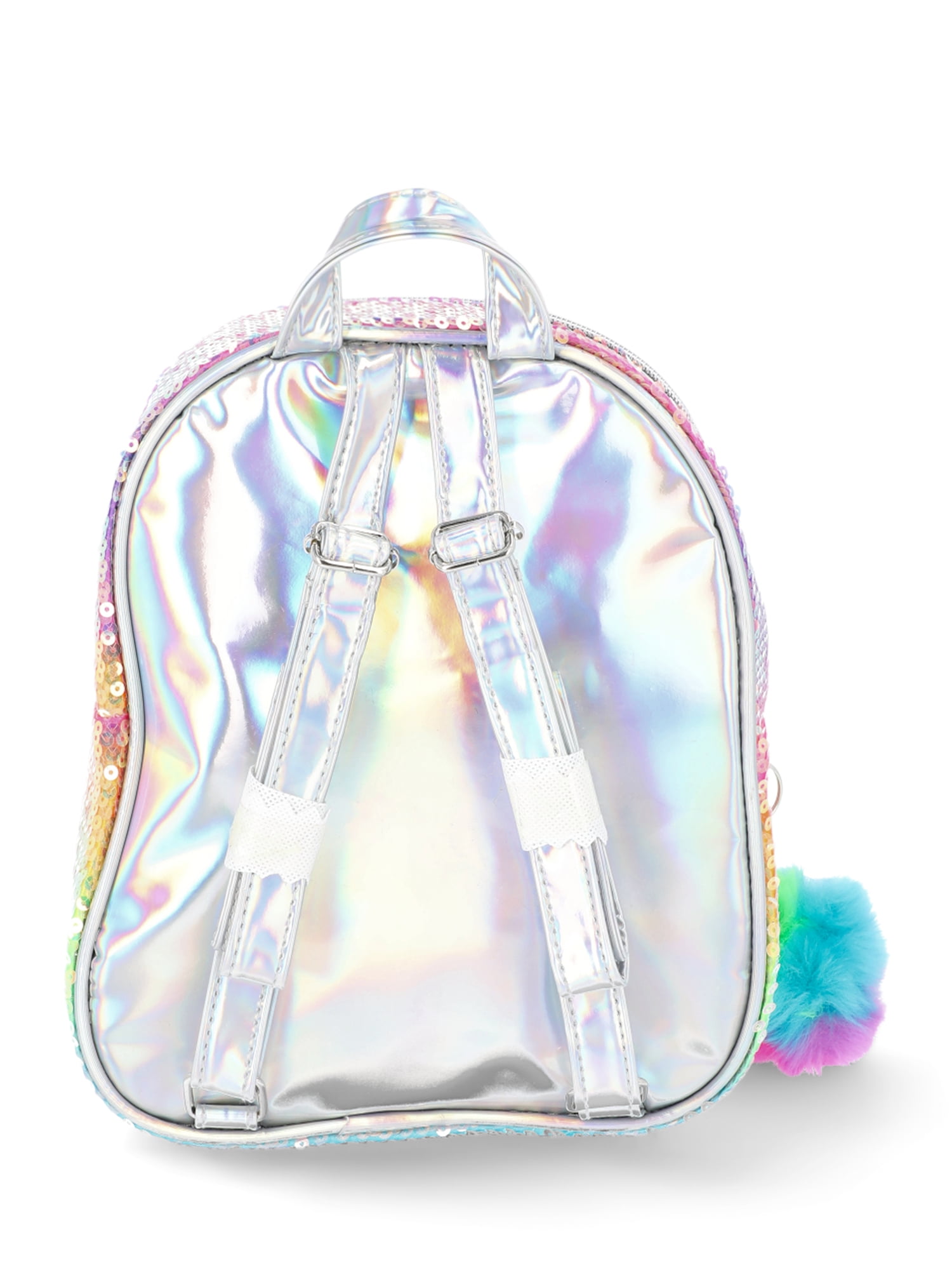 Justice Girls Butterfly Shaped Mini Backpack, Silver - Walmart.com