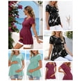 thumbnail image 2 of Women's Maternity Tops Shirts Short Sleeve Pregnancy Clothes, 2 of 5
