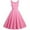 Pink, variant on Lolmot Women 50s 60s Vintage Sleeveless Polka Dot Solid Color Cocktail Swing Dress Retro Audrey Hepburn Evening Rockabilly Prom Party Dress Formal A-line Mid-Length Dress