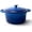 Dark Blue, variant on 4.5 Quart Dutch Oven Pot with Lid, Non Stick Enameled Cast Iron Dutch Oven for Bread Baking, Heavy-Duty, Oven Safe Ceramic Cookware Up to 500°F for Baking, Braising, Stews, Roasting, Blue