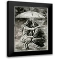 thumbnail image 1 of Tashe 18x24 Black Modern Framed Museum Art Print Titled - True Love, 1 of 5