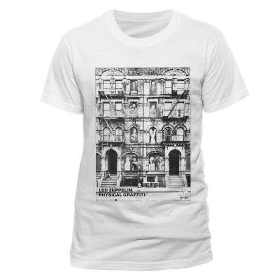 Led Zeppelin Men's Physical Graffiti Soft Short Sleeve T Shirt