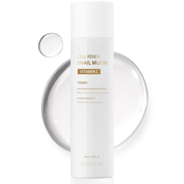 Tónico facial MISSHA Cell Renew Snail Mucin Vitamina C 150 ml