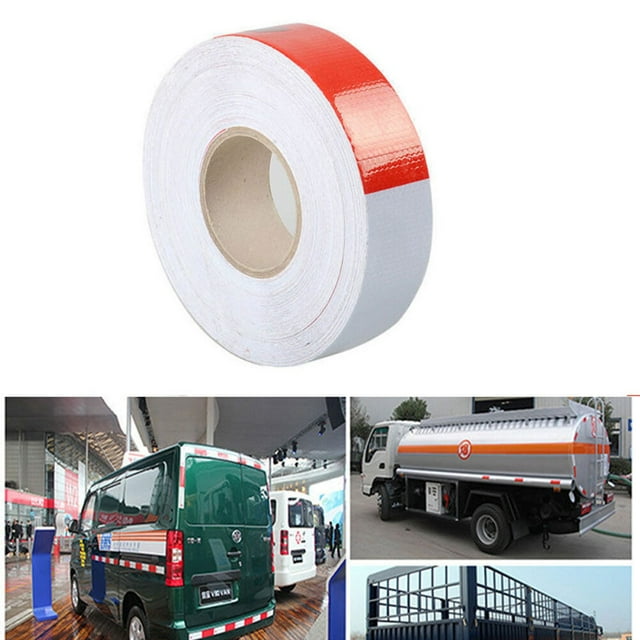 Reflective Tape Red White Waterproof Self Adhesive Trailer Tape Outdoor