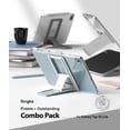 thumbnail image 2 of Ringke 10.5" Fusion Tablet Case with Pen Holder, Clear & Light Gray, 2 of 10
