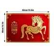 thumbnail image 3 of zhangmingg 2026 Année du Velours Tapis d'Entrée Non Bienvenue pour Maison et Porte d'Entrée, 3 of 5