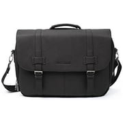 Sweetbriar Classic Laptop Messenger Bag, Black - Briefcase Designed to Protect Laptops up to 15.6 Inches
