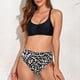 thumbnail image 3 of Traje de baño de dos piezas para mujer Conjunto de bikini con estampado de leopardo floral Traje de baño, 3 of 8