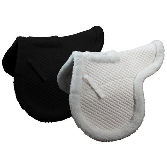 Derby Originals English Wither Relief Fleece Saddle Pad - Black