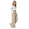 thumbnail image 2 of Xingjin Girls Sweatpants with Wide Leg and Elastic Waist, Baggy Pants for Girls, Comfortable Girls Joggers for School and Daily Wear, 2 of 8