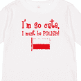 thumbnail image 4 of Inktastic So Cute Polish Boys or Girls Long Sleeve Toddler T-Shirt, 4 of 5