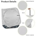 thumbnail image 6 of KUIFORTI American Flag Windshield Sun Shade for SUV, Truck, Sedan, Vintage Windshield Sunshades, Blocks Sun Visor Protector Foldable Sun Shield Keep Your Vehicle Cool, 6 of 6