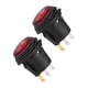 thumbnail image 2 of Interruptor redondo,Interruptor redondo impermeable luz roja,Interruptor LED de palanca redondo universal,Interruptor redondo Interruptor, 2 of 8