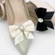 thumbnail image 4 of 2Pcs Bow Shoe Clips Removable Shoe Charms Shoe Buckle Decorative Shoes Accessories, 4 of 4