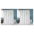 thumbnail image 2 of Cortina de baño Naiovety blanca moderna impermeable poliéster 27*24 cm, 2 of 6