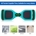 thumbnail image 2 of SISIGAD 6.5" 36V Two-Wheel Self Balancing Hoverboard with Bluetooth and LED Lights Electric Scooter Hoverboard for Kids Green, 2 of 5