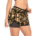thumbnail image 6 of Women's 2 in 1 Running Shorts Workout Athletic Gym Yoga Shorts with Pockets, 6 of 8