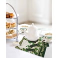 thumbnail image 4 of Happy St. Patrick's Kitchen Dish Towels for Drying Dishes Set of 4, Legs Coin Green Shamrock Leaf Vintage Waffle Weave Microfiber Hand Tea Bathroom Towels Quick Dry & Absorbent Towel 12x12, 4 of 7