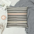 thumbnail image 2 of COMIO  Striped Pillowcases  White and Grey Stripes Pattern Printed Pillow Covers with Envelope Closure(Pillows are not Included), 2 of 5