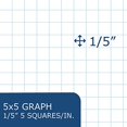 thumbnail image 3 of Roaring Spring Hard Cover Composition Book 9 3/4 x 7 1/2 5x5 Graph Ruled 80 sheets 4/pk, 3 of 4