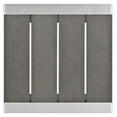 thumbnail image 5 of Shore Aluminum Outdoor Patio Side Table in Silver Gray, 5 of 5