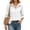 White, variant on Enjoytime Work Tops for Women Collared Long Sleeve Button Down Shirts Fashion Solid Business Casual Blouses