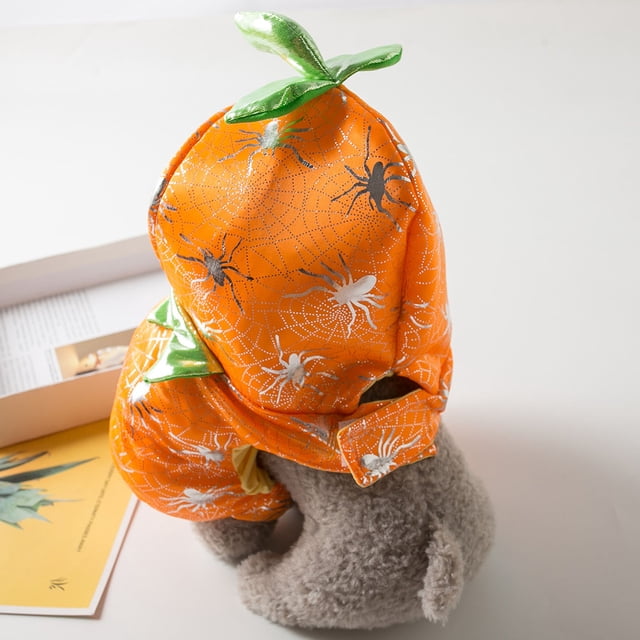 Minkissy 1Pack Dog Costume Pumpkin Shape Comfortable Dog Clothes for Outdoor Activities