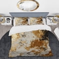 thumbnail image 2 of Designart "Champagne Flow in White and Gold I" Champagne Bedding Covert Set - Food & Beverage White Traditional Bed Set With 2 Shams, 2 of 5
