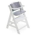 thumbnail image 2 of hauck Alpha+/Beta+ Plateau de Chaise Haute & Coussin de Siège de Luxe, Gris, 2 of 11