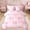 Pink 01, variant on Erosebridal Kawaii Butterfly Bow Bedding Comforter Set, Cartoon Love Heart Queen Bedding Sets for Girls, Pink Reversible, 7pcs