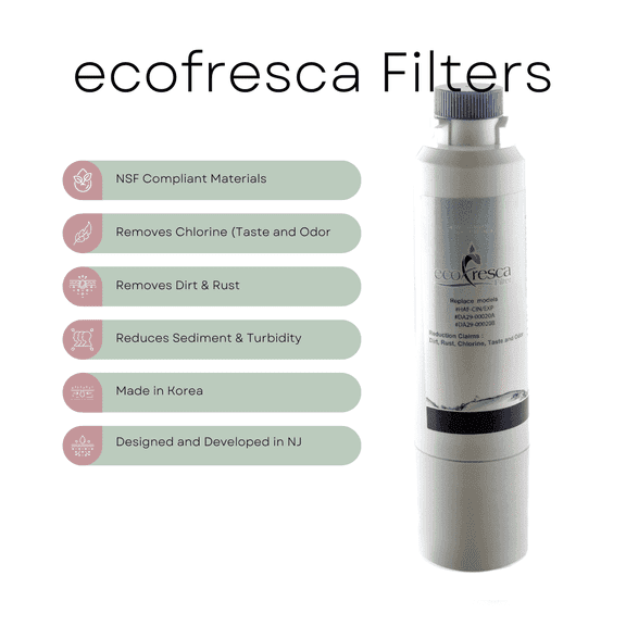 EcoFresca Refrigerator Water Filters for Samsung DA29-00020B