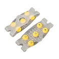 thumbnail image 1 of Crampones para raquetas de nieve para exteriores, agarres universales para hielo, para hombres y mujeres, con tracción para caminar, montañismo y Blanco, 1 of 8