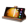thumbnail image 5 of Dteck Case Compatible with Samsung Galaxy S24 Ultra,Magnetic Leather Wallet Case with 9 Card Slots Stand RFID Blocking Premium Zipper Protective Flip Leather Phone Cover with Wrist Strap,Brown, 5 of 5