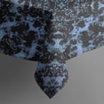thumbnail image 5 of Blue Abstract Pattern Square Tablecloth,Waterproof Square Table Cover,Wipeable Spillproof Washable Table Cover for Home Kitchen Party Decor 52"x52"(132x132cm), 5 of 6