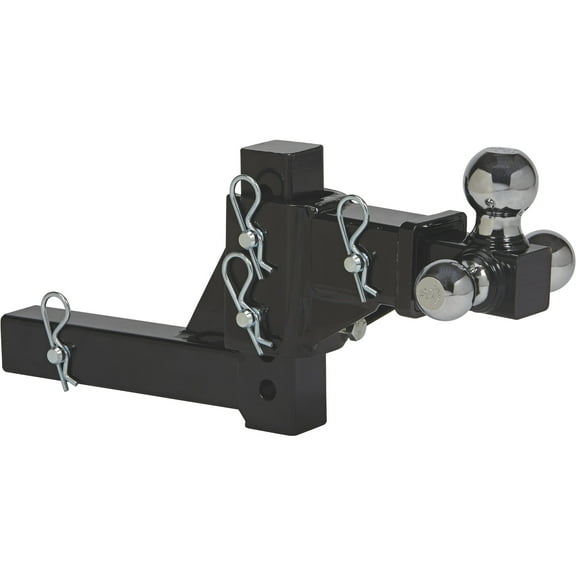 Ultra-Tow Adjustable Tri-Ball Mount, 10,000-Lb. Gross Trailer Weight, Class IV, Fits 2in. Receivers