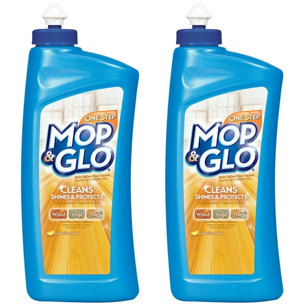 Mop & Glo MultiSurface Floor Cleaner, 32 Ounce, Pack Of 2